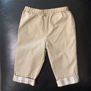 Reversible Baby Burberry Polo Pants Size 18M